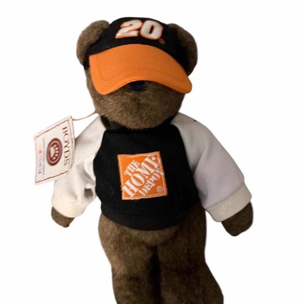 The Home Depot collectible teddy bear, and the tag shows 2005.